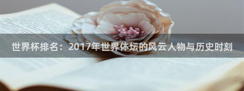 世界杯欧洲区赛程：世界杯排名：2017年世界体坛的风云人物与历史时刻