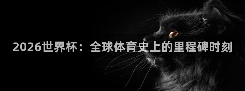 2026世界杯赛程表完整版：2026世界杯：全球体育史上的里程碑时刻